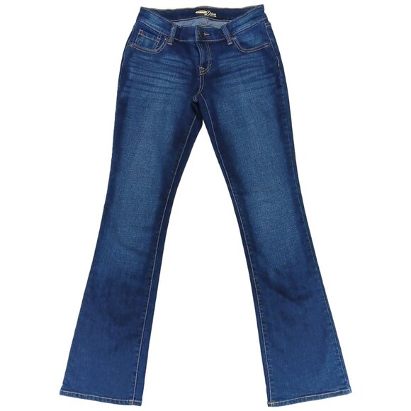 Old Navy Denim - OLD NAVY-Diva-Women's Jeans-Dark Blue-SIZE 2-Low Rise-Soft-Stretch-Denim